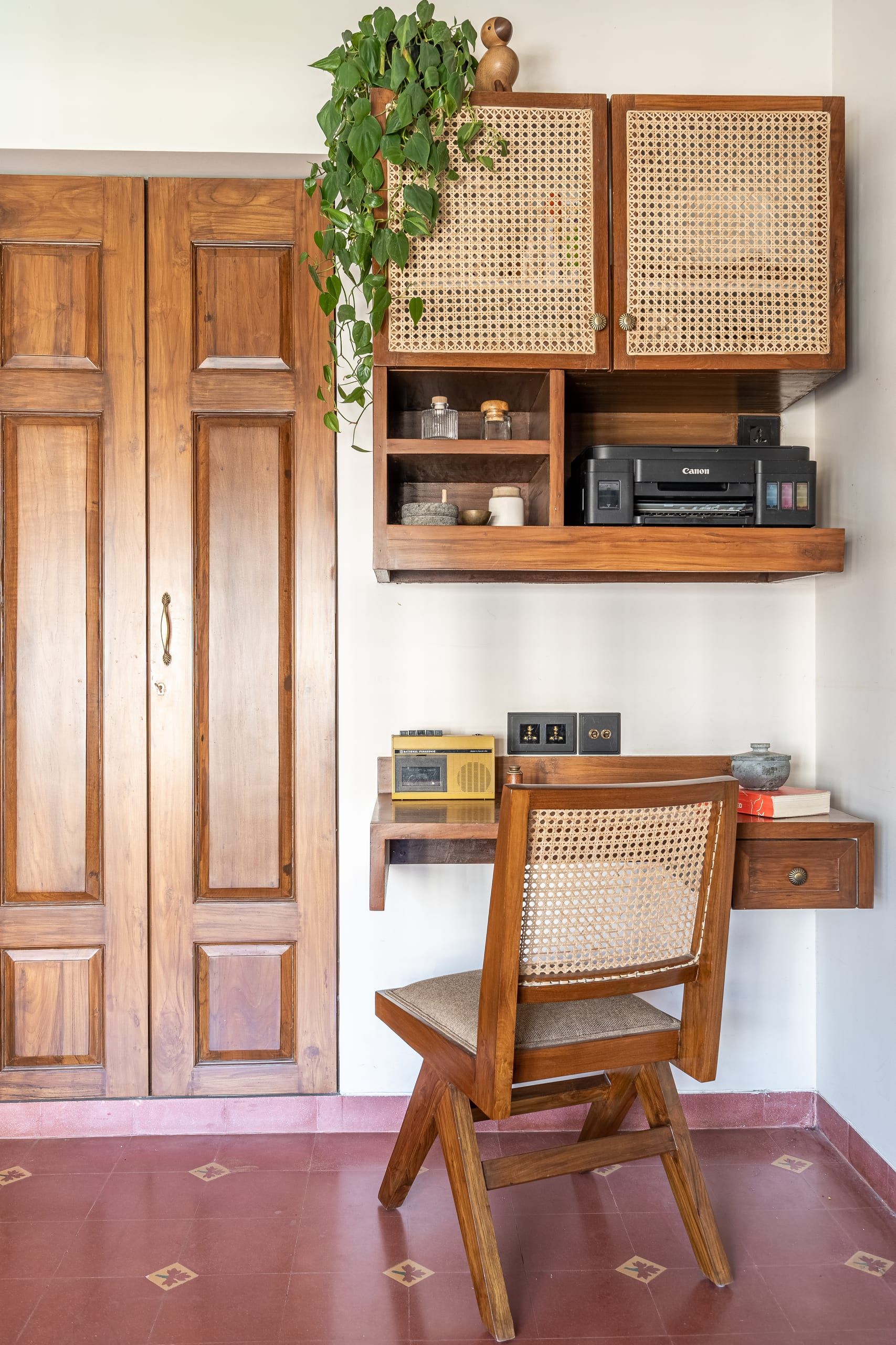 Guest bedroom detail — Sangath, Powai