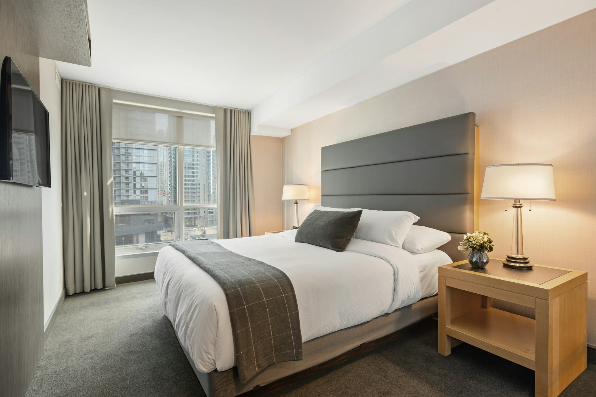 Representative master bedroom — Patel Residence concept